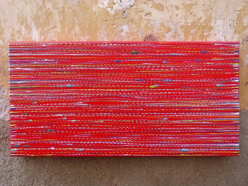 coloured lines 5 2015 30x60 Acryl-Lack auf LW, SOLD